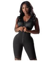 Open Bust Body Shaper – Front Hook & Zipper